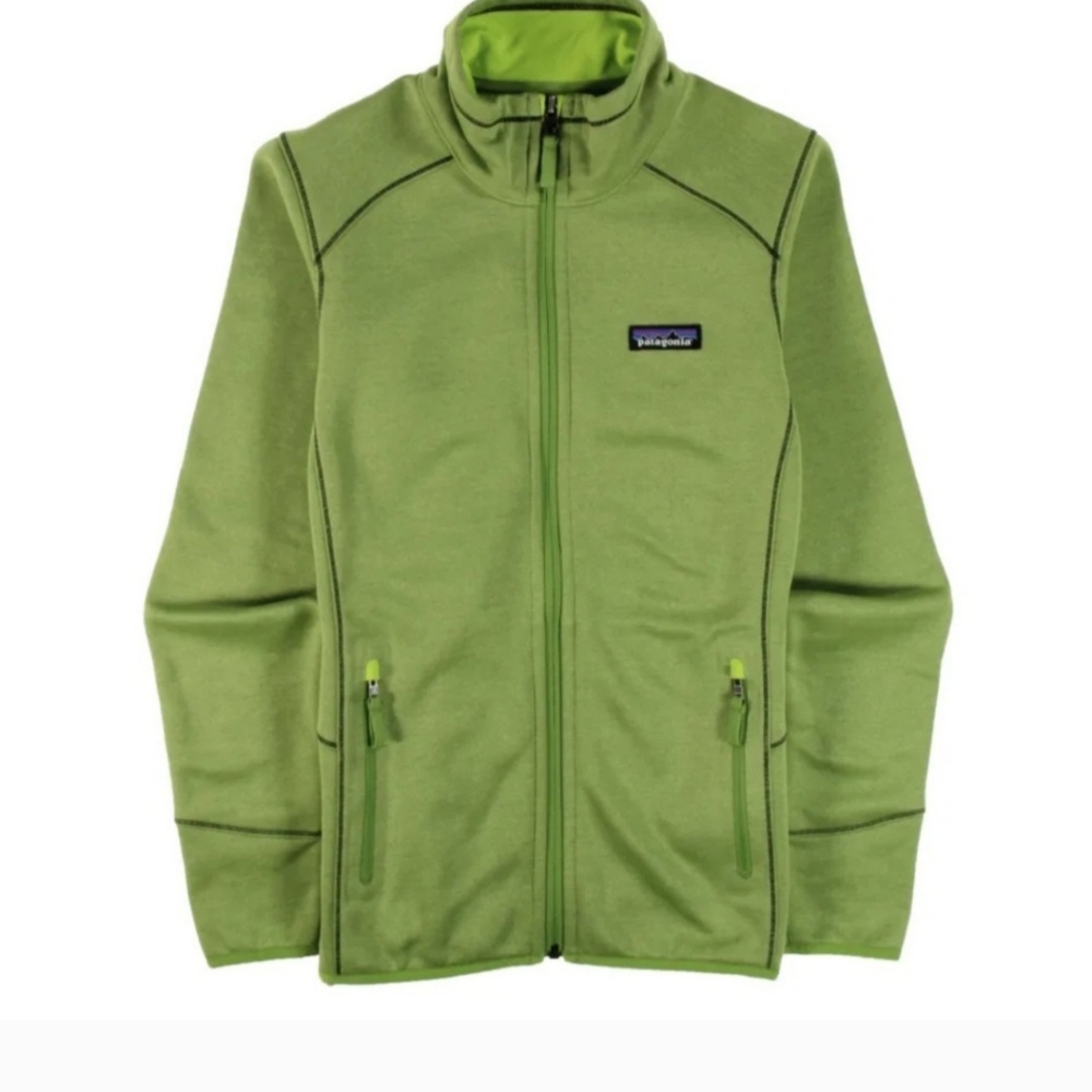 Patagonia Women's Tech Fleece Jacket Supply Green Size Medium